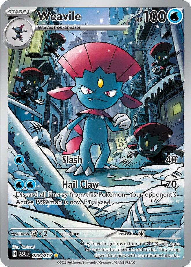 Weavile #228 Pokemon Ascended Heroes