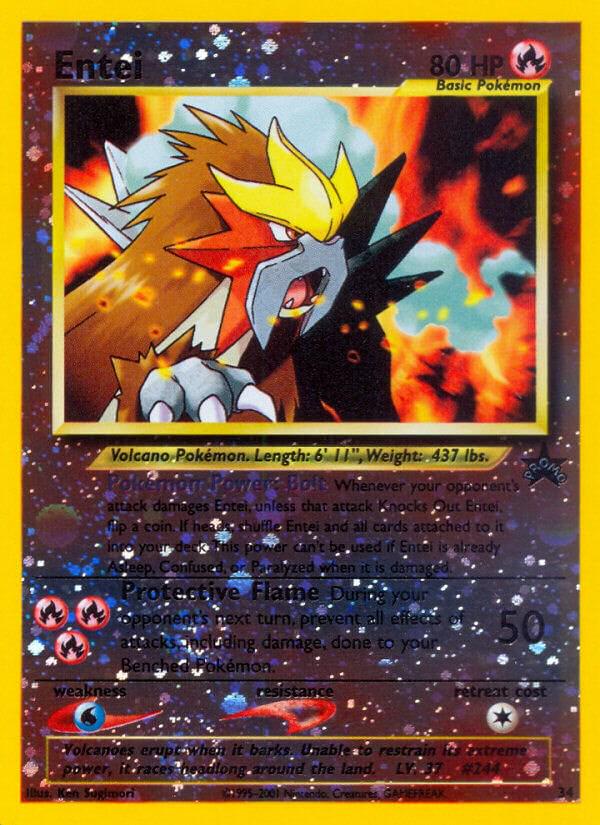 Entei #34 Pokemon Promo