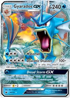 Gyarados GX #18 Pokemon Crimson Invasion