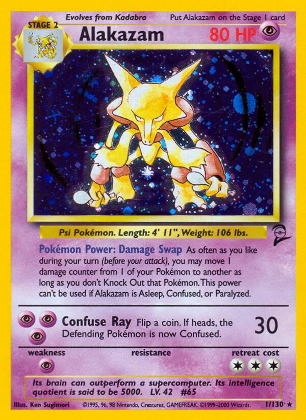Alakazam #1 Pokemon Base Set 2