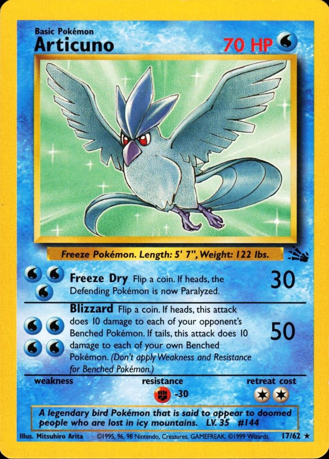 Articuno #17 Pokemon Fossil