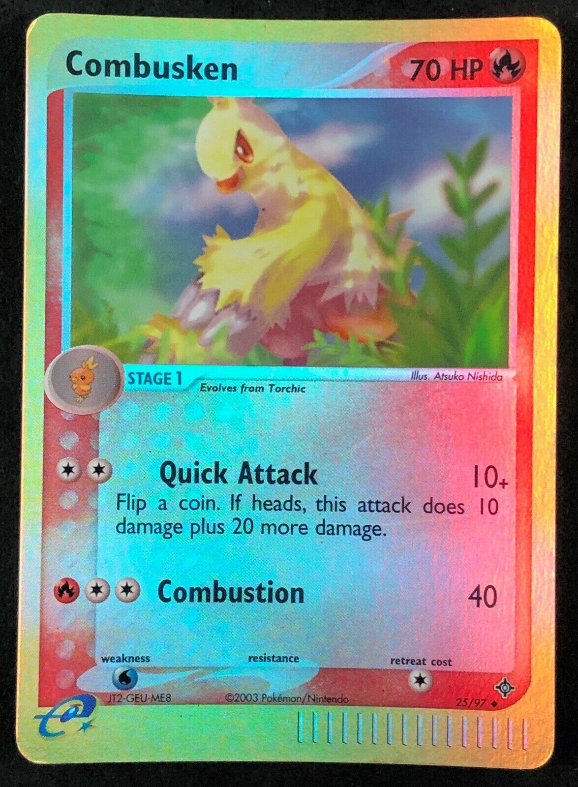 Combusken [Reverse Holo] #25 Pokemon Dragon
