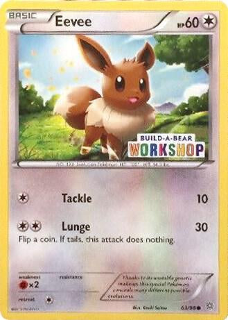 Eevee [Build-A-Bear] #63 Pokemon Promo