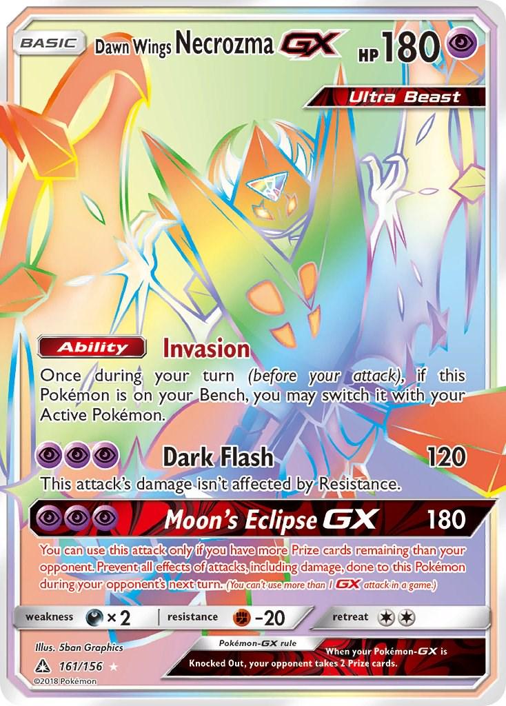 Dawn Wings Necrozma GX #161 Pokemon Ultra Prism
